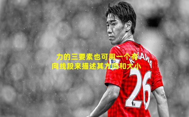 力的三要素也可用一个有向线段来描述其方向和大小