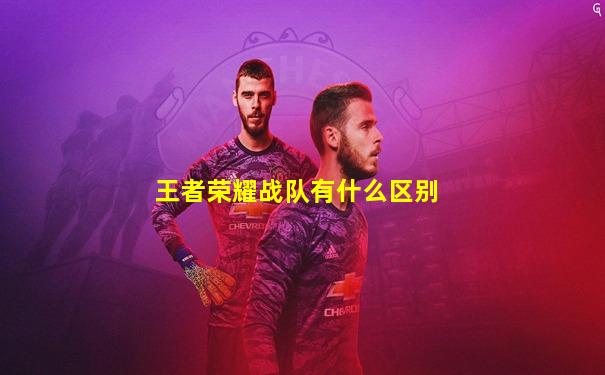 王者荣耀战队有什么区别