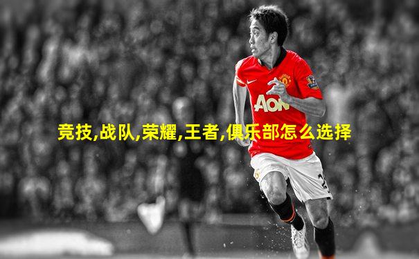 竞技,战队,荣耀,王者,俱乐部怎么选择
